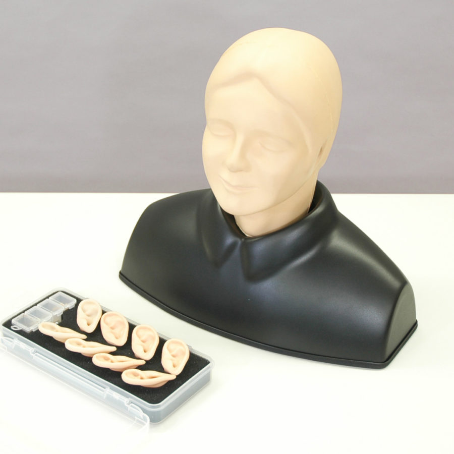 Тренажер для отработки навыков осмотра и промывания уха